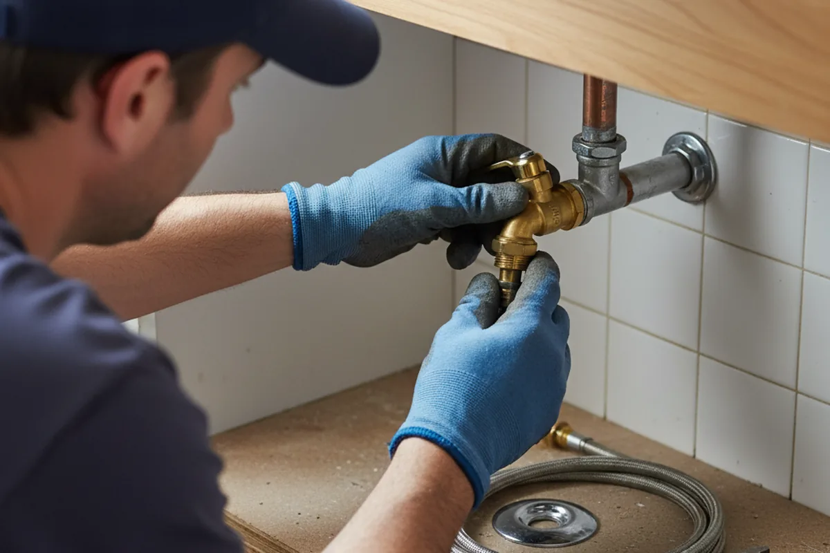 Shutoff valve and fitting work during Emergency Plumbing in Buena Vista